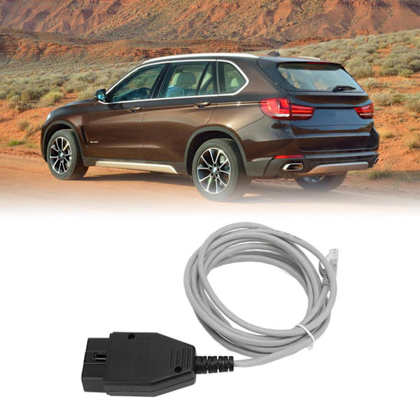 Grå ENET-gränssnittskabel OBD2 Programmeringskabel Bildiagnostiskt Verktyg Ersättning för F-serien 1-serien 3-serien 5-serien 7-serien GT X3