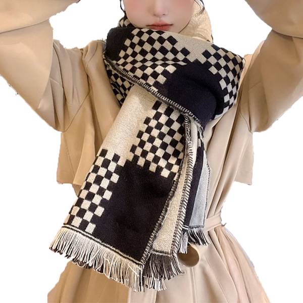 Höst Vinter Herr Bomullsscarf, Herr Halsduk Basic Scarf