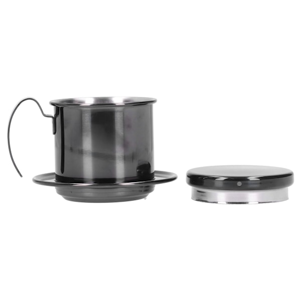 Kaffebehållare 304 Rostfritt Stål Dropp Kaffetillverkare Infuser för Hone Kök Kontorsanvändning Svart