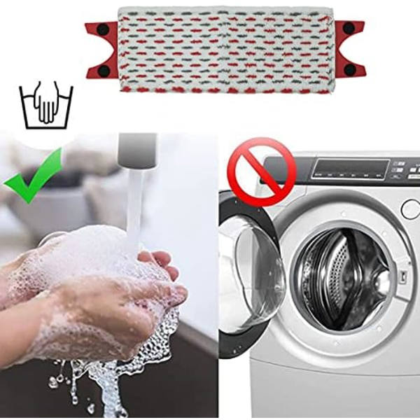 Mop Pad för Vileda Ultramax 2 i 1 Spray Ersätt Mikrofiber Pads Mopphuvud Påfyllning Dammsugare Sopa för Hem 3 st