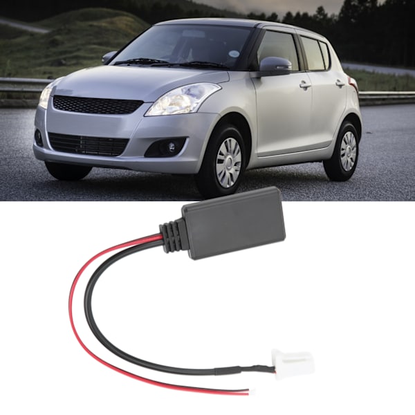 8-stifts Bluetooth 5.0 Musik Trådlös Modul Audio AUX Kabel Adapter Ersättning för Suzuki Swift Vitara Jimny