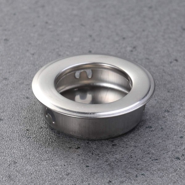 4 st 35 mm platta rostfria infällda infällda draghandtag för skjutdörrar skåp handtag lådhandtag
