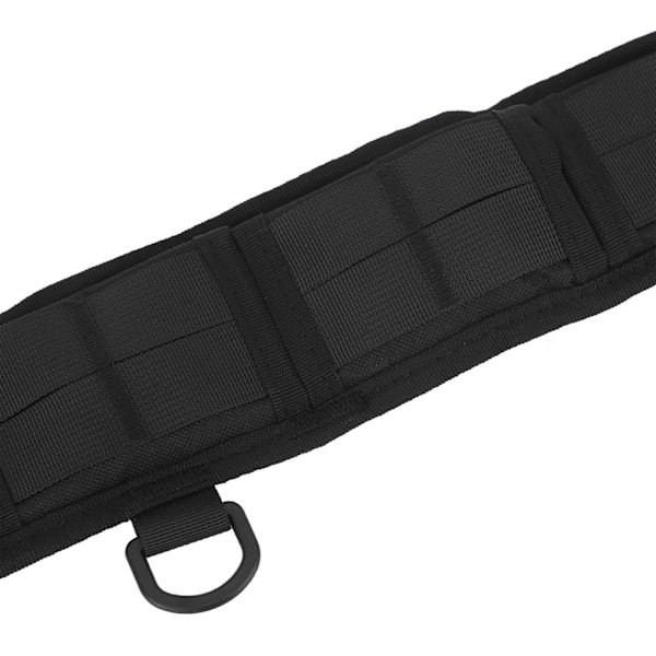 Stridsbälte Midjebälte Multifunktionellt Snabbfrigörande Anti Slip Nylon Aluminiumlegering Spänne Slitstarkt Verktygsbälte för Jakt Skytte Svart