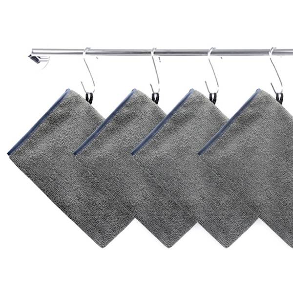 10-pack mikrofiber tvättlappar (grå) Storlek 15 x 21 cm, Frotté badhandskar 7lXwTupqWFO