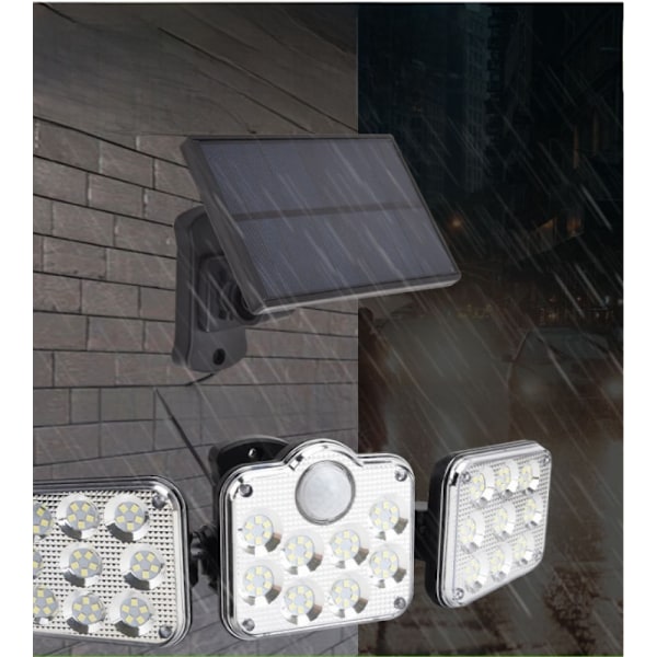Garage Lampa Solcellslampor Utomhus LED Utomhuslampor Människokropps Induktionslampa Solcellsdrivna Strålkastare Solcellsdrivna Rörelsesensorlampor Vägglampa Gatubelysning