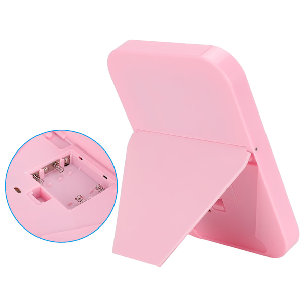 Kompakt Belyst Magnetisk Skåpspegel, Smart Touch Dimbar Design, Högupplöst Sminkspegel med Belysning för Resor, Kontor, Hem (Justerbar,