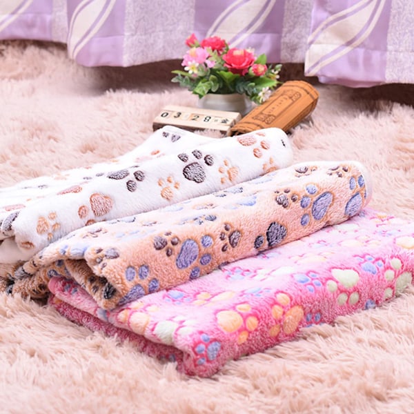 Husdjurs Snuggle Filt, Söta Tryckta Mönster Fleece Husdjursfilt Skyddar Möbler, Lätt att Rengöra för Hund Katt (Färgglada Designer)