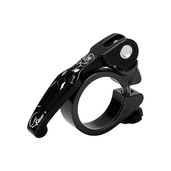 VIARON Aluminiumlegering MTB Cykelsadelstolpeklämma Snabbfrigöring Sadelstolpeklämmor 31.8mmSvart