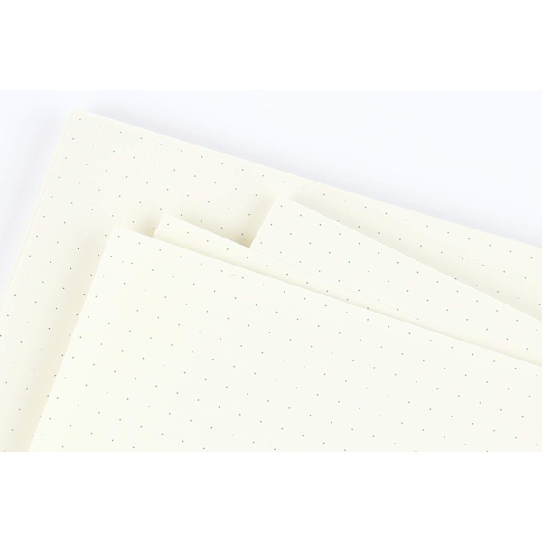 A5 6-ring pärm/planerpåfyllnadspapper för Filofax, 6 hål, 45 ark/90 sidor, prickrutnät