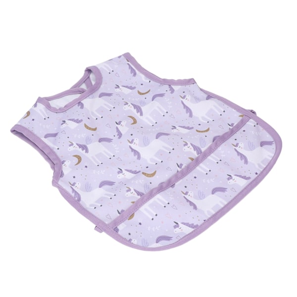 Babyhaklappar Vattentät Fickdesign Kardborreknäppning Maskintvättbar 35x30cm Polyester Babyhaklappar