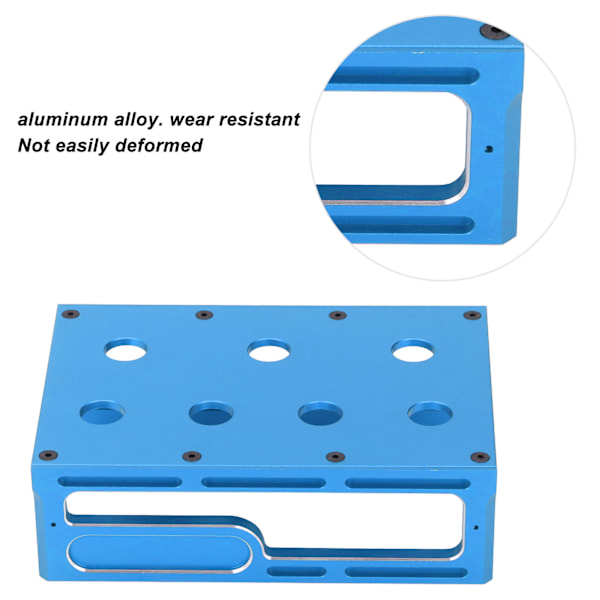 RC-bil arbetsbänk slitstark aluminiumlegering RC-bil reparationsarbetsstation för 1/8 för 1/10 RC-lastbilsvågar blå