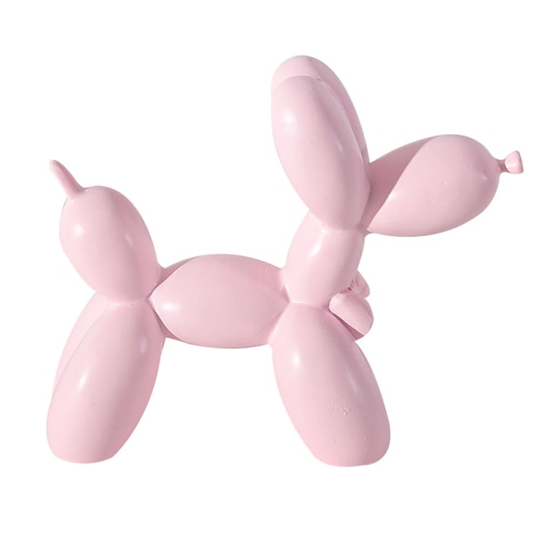 Ballonghund, minifigur i bordsdekor i nordeuropeisk stil Pink