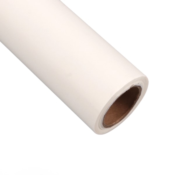 18 tum 44 cm bred spårpappersrulle vit hög transparens klar bläckabsorption mönsterpapper för sömnadsritning 23 m / 75,5 fot