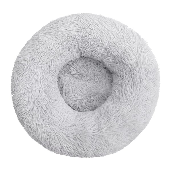 Anti-stress Djurbädd med Donut Cuddler-design, Mjuk Plyschbädd Ger Ledavlastning, Halkfri Botten För Ökad Säkerhet, Enkelt Underhåll och Fluffig