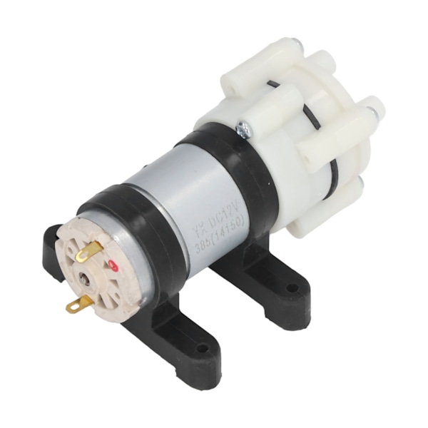 Liten Diafragmapump Mikro Tekanna för Akvarium Lab Analytisk 6mm ID 8.5mm OD R385 DC12V