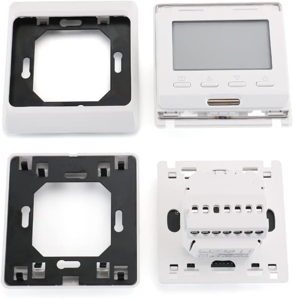 Digital LCD Programmerbar Gulvvarmetermostat, Gulvvarme Romkontroller Med Fleksible Arbeidsmoduser
