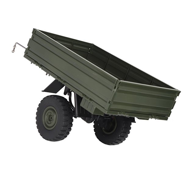 RC-bilssläpvagn Fjärrkontroll Lastbil Transportör för P06 Unimog Modell RC-bil Reservdelar Tillbehör Grön