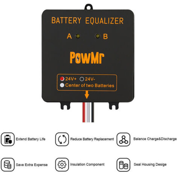 Batteribalans Batteribalans för solsystem, 12V UNOIU