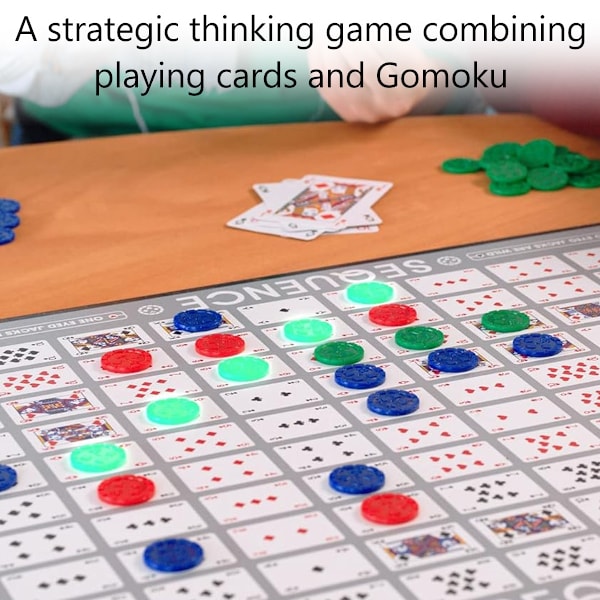 Sequence brädspel, 135 spelpjäser, från 7 år