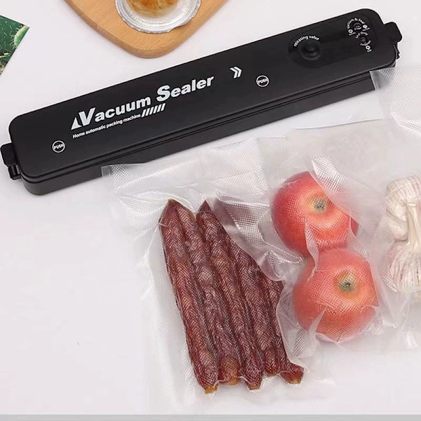 Vakuumförpackningsmaskin Matförpackningsmaskin, Automatisk vakuumförpackningsmaskin för hushållsbruk, Vakuumkompression för färskhållning, Utrustad med tio