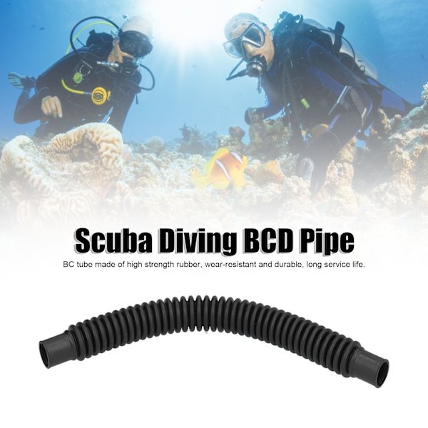 Scuba Diving Rund Korrugerad Slang för Flytkraftskontroll Enhet Jacka BCD Sidemount BCD16Tum