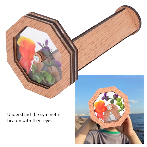 DIY Kalejdoskop Kit Utveckla Kreativitet Stimulera Fantasi Säker Robust Hållbar Bok Barn Kalejdoskop