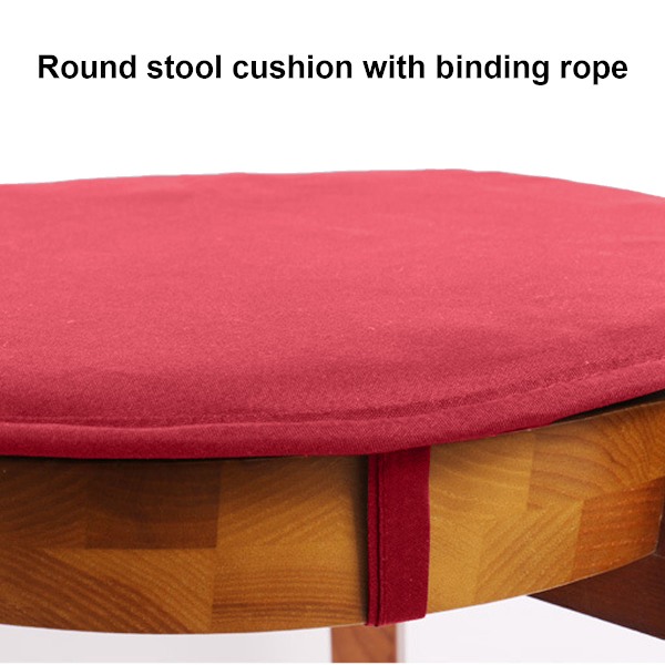 Bärbara Dekorativa Runda Sittdynor, Extremt Andningsbart Tyg Ergonomisk Design Mångsidig för Kök, Mat-/Vardagsrum, Uteplats, Trädgård, Kontor,