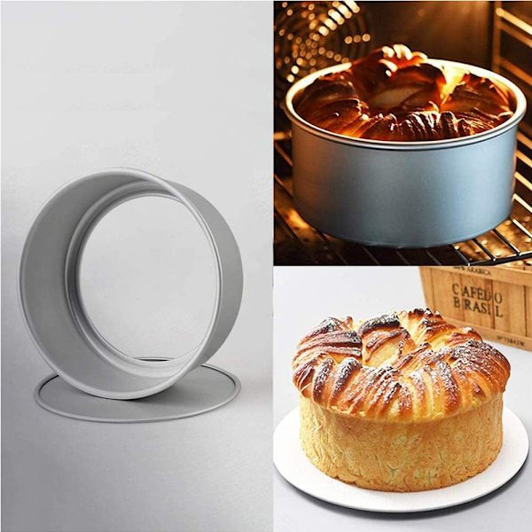 Rund Kakform Kakformar Runda Bakformar Non-Stick Bakplåt Bakplåtsset Aluminium Lämplig för Läcker Tårta Hemma 2 Delar, 6