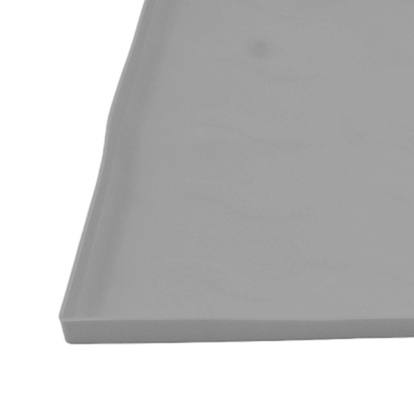 Grillmatta Silikon Blackstone Griddle Toppskydd Anti Sticky Grill Skyddande Överdragsmatta 36 tum Grå
