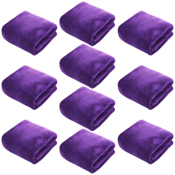 Salon Hårhanddukar 10-pack - Snabbtorkande handduk för hår, händer,
