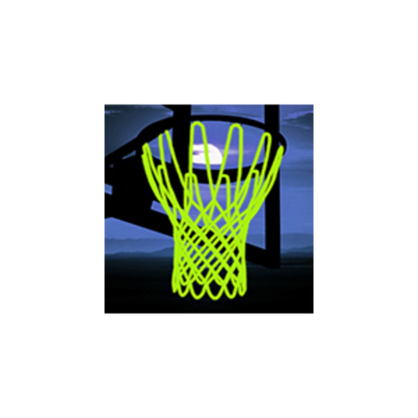 Glow Basketbollnät, Nattljus Basketbollnät Ljusstark Utomhus Bärbar Solenergi Sport Nylon