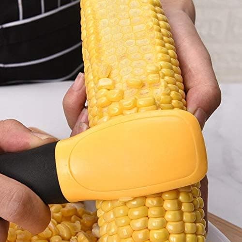 Majskolbeholdere, Ergonomisk Design, Rustfrit Stål Blade for Problemfri Majsnydelse