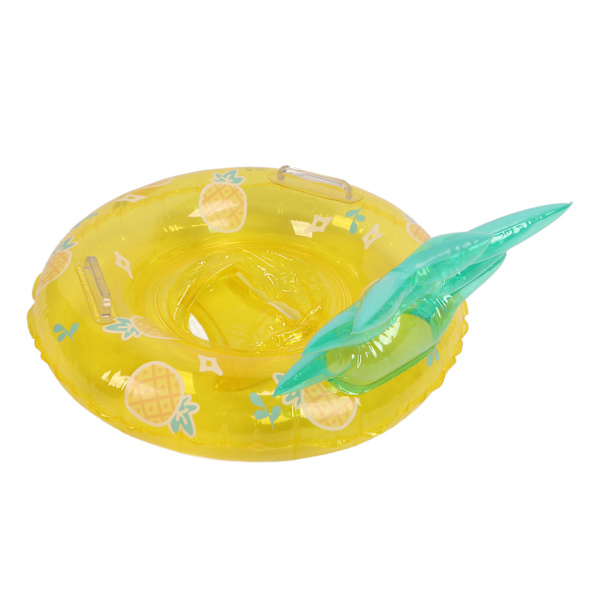 Tjock PVC Baby Simring Uppblåsbar Baby Pool Float Svamp Botten Säte Float Ring med Handtag