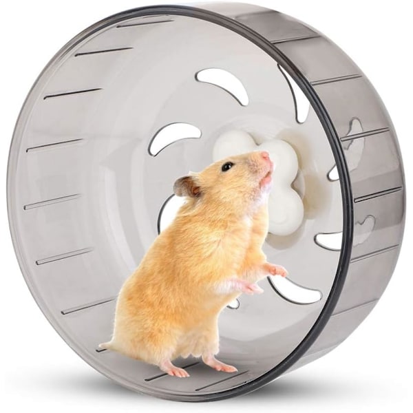 Stabilt Fristående Hamsterhjul, Supertyst Hamsterhjul för Oavbruten Nattlig Lek, Högkvalitativt Material för Hållbarhet och Estetik
