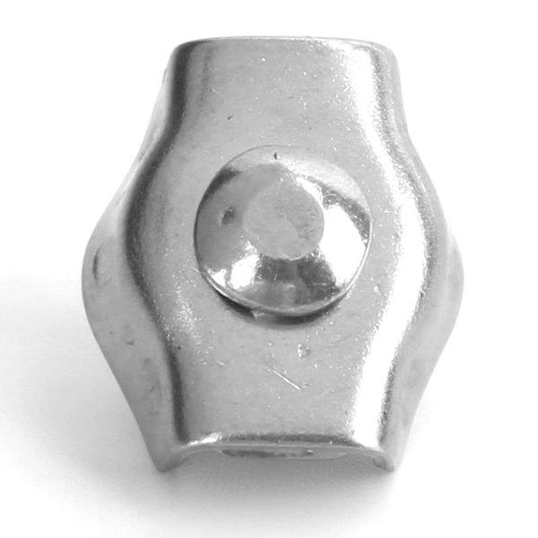 5PCS Repklämma Simplex Rostfritt Stål Marin Hårdvara Fixeringsklämma för Lyftanordningar 3mm/0,12in
