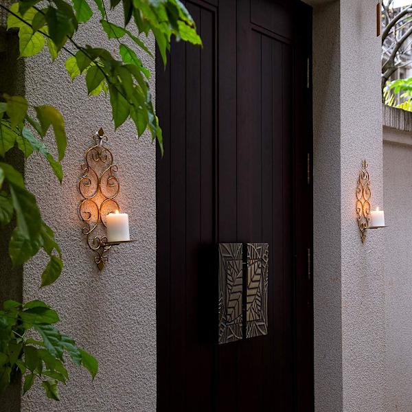 Signature Selection Dekorativ Vägglampa, Hållbart Metallmaterial Vikbar Design för Aromaterapi Spa Reiki Meditation