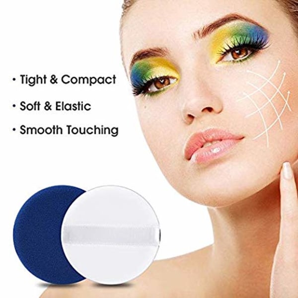 10-pack blå Ultra-Soft Makeup Foundation Sponge Air Kudde