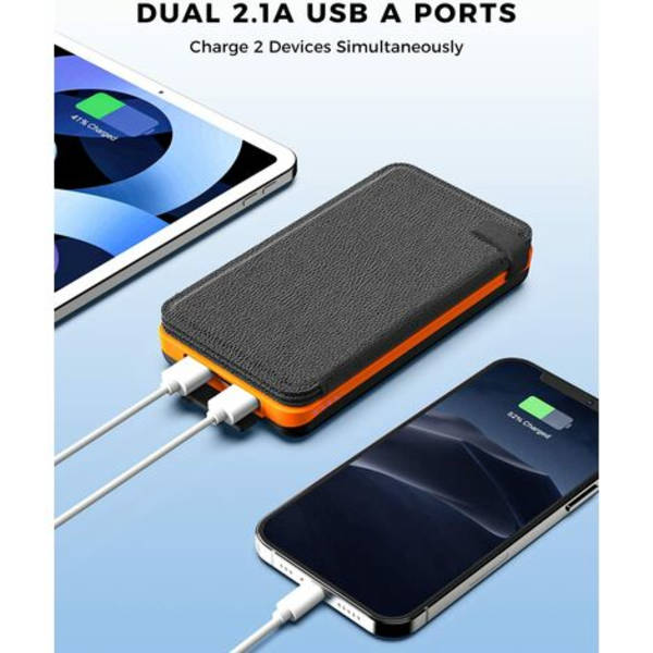Laddare - Orange - Tjockad 25 000 mAh