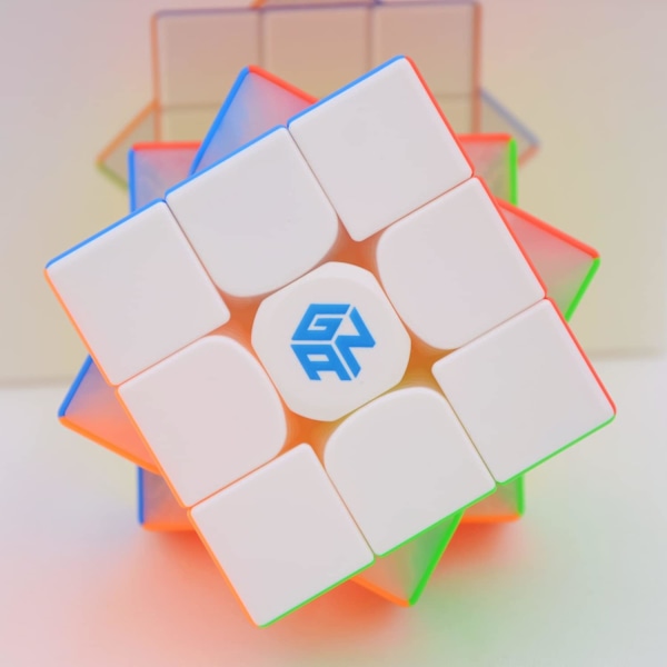 3x3 Magnetisk Speed Cube Gans 356M Magic Cube med Extra GES, Stickerless