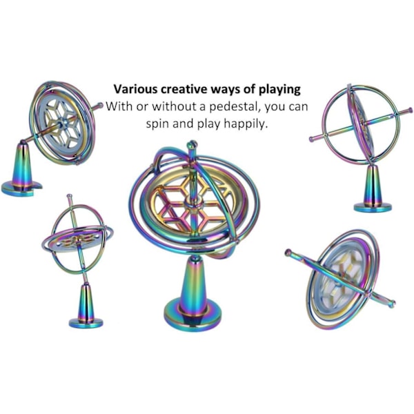 Precisionsmekanisk gyroskopisk fysiksats, trotsa gravitationen med innovativ design för oförglömliga fysikexperiment, perfekta pedagogiska gåvor för