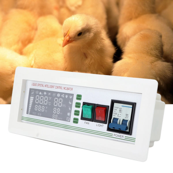 XM‑18SD Äggkläckningsmaskin Termostat 5 Lägen Digital Temperatur Fuktighet Inkubator Controller220V