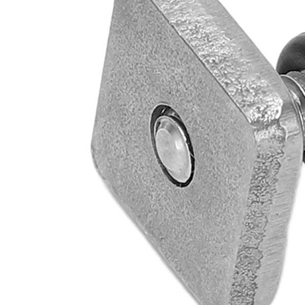 2 st rostfria fensskruvplattor för handåtstramning för surfbräda Longboard M4