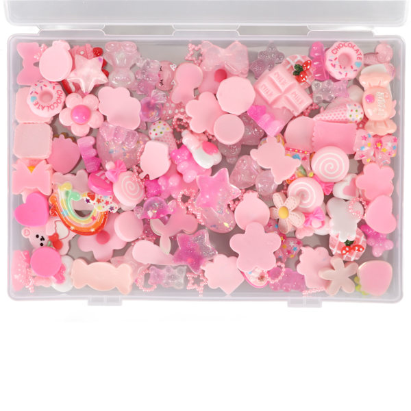 120 st falska godisar set plast söta blandade godis DIY hantverk gör-det-själv-material scrapbooking prydnad