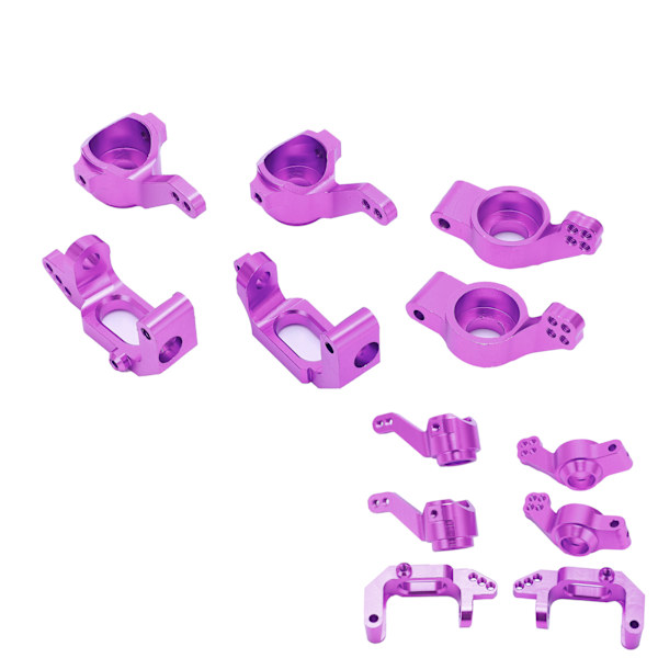 Kullager Aluminiumlegering Styrnavsmonteringsset för HSP 1/10 102010 102011 102012 RCPurple