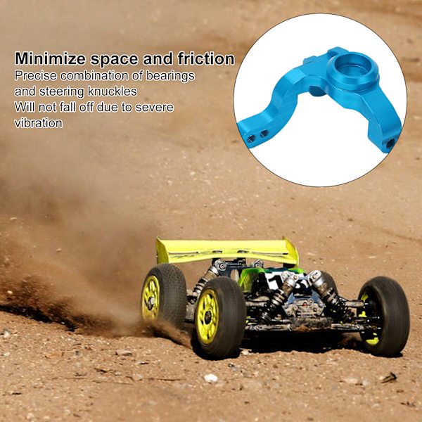 RC Styrkopp Aluminiumlegering Uppgraderingsdelar Knuckle Arm för Tamiya XV01 1/10 RC Bil 2st