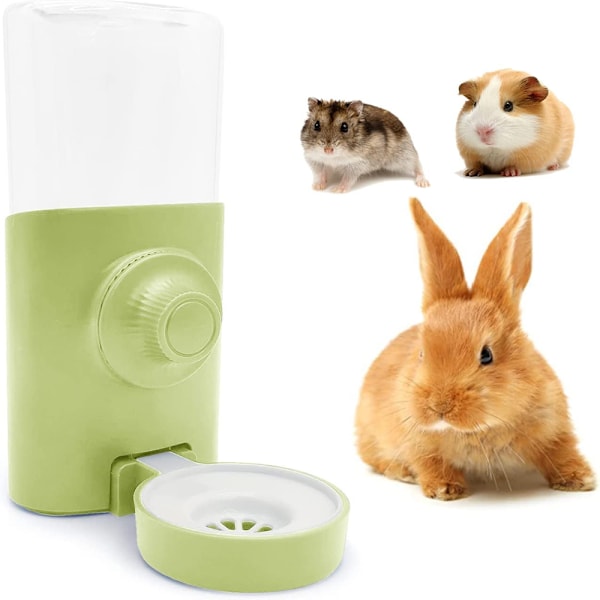 Vattenflaska för husdjur, säkra giftfria material hängande läckagesäker vattendispenser ger färskt vatten, toppfyllningsdesign för enkel påfyllning, tyst automatisk