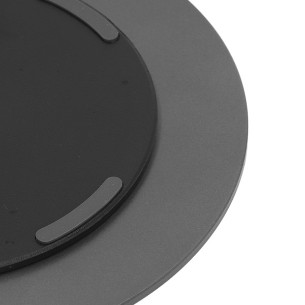 Svängbar bildskärmsstativ i mörkgrå aluminiumlegering, snurrborddesign, bildskärmsvridbas för OS X AIO-dator och bärbar dator