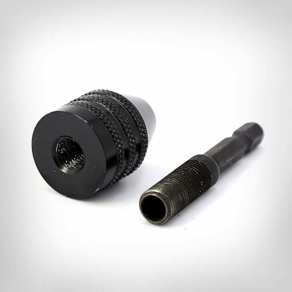 Nyckellös Borrchuck med Hex-skaft, Snabbväxlingsadapter för Borr, Aluminiumlegering för Tunga Applikationer, Spännvidd 0,3 - 6,5 mm