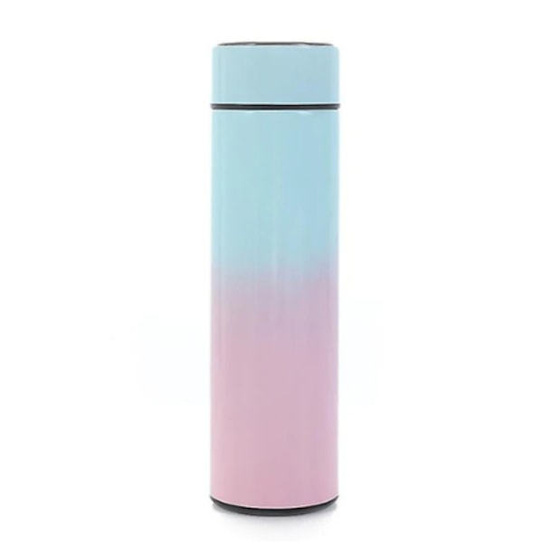 Smart Hydration Station, 500ml Vakuumisolerad Rostfri Stålflaska, Intelligent LED-Display Vattenflaska, Lätt att Rengöra & Läckagesäker för Resande Fot