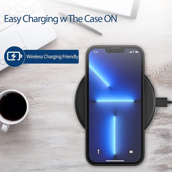 iPhone Bumper Cover - Gennemsigtig med Sort Farve til iPhone 13 Pro Max